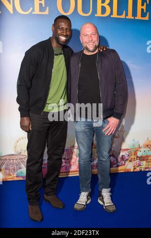 Omar Sy, Francois Damiens nimmt am 02. Februar 2020 an der Pariser Filmpremiere „Le Prince Oublie“ im Le Grand Rex in Paris Teil. Foto von Nasser Berzane/ABACAPRESS.COM Stockfoto