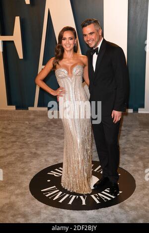 Jessica Alba und Cash Warren bei der Vanity Fair Oscar Party im Wallis Annenberg Center for the Performing Arts am 09. Februar 2020 in Beverly Hills, Los Angeles, CA, USA, 9. Februar 2020. Foto von David Niviere/ABACAPRESS.COM Stockfoto