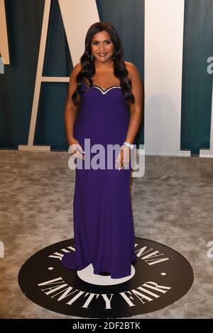 Mindy Kaling bei der Vanity Fair Oscar Party im Wallis Annenberg Center for the Performing Arts am 09. Februar 2020 in Beverly Hills, Los Angeles, CA, USA, 9. Februar 2020. Foto von David Niviere/ABACAPRESS.COM Stockfoto