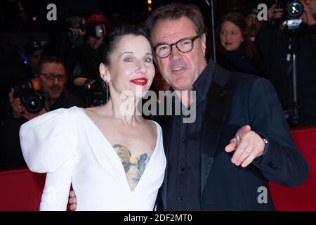 Meret Becker und Sebastian Koch bei der Eröffnungsfeier der 70. Berlinale am 20. Februar 2020 in Berlin. Foto von Aurore Marechal/ABACAPRESS.COM Stockfoto