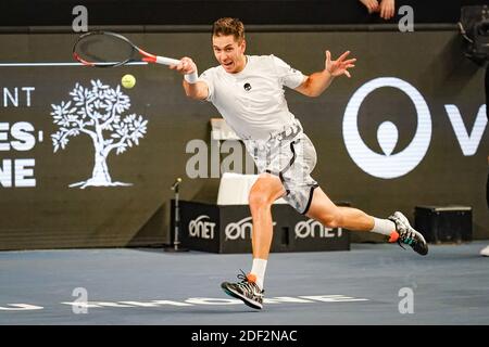 Egor Gerasimov (BLR) beim ATP 250-Spiel Open 13 Provence zwischen David Goffin und Egor Gerasimov am 20. Februar 2020 in Marseille, Frankreich. Foto von Julien Poupart/ABACAPRESS.COM Stockfoto