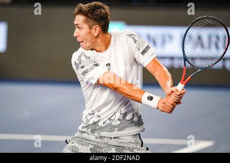 Egor Gerasimov (BLR) beim ATP 250-Spiel Open 13 Provence zwischen David Goffin und Egor Gerasimov am 20. Februar 2020 in Marseille, Frankreich. Foto von Julien Poupart/ABACAPRESS.COM Stockfoto