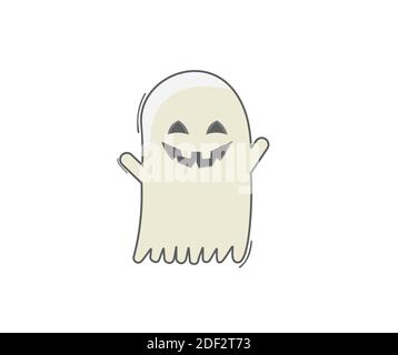 ghost Cartoon-Design Stock Vektor
