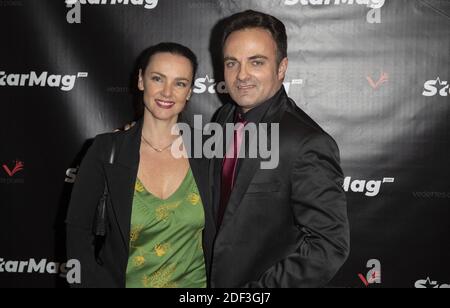 Delphine ZENTOUT und Laurent AMAR nehmen an der Launch Party Starmag.com in Paris, Frankreich, am 3. März 2020 Teil. Foto von Loïc Baratoux/ABACAPRESS.COM Stockfoto