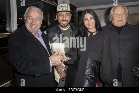 Marcel CAMPION, Benny B, Sylvie ORTEGA und Massimo GARGIA nehmen an der Launch Party Starmag.com in Paris, Frankreich, am 3. März 2020 Teil. Foto von Loïc Baratoux/ABACAPRESS.COM Stockfoto