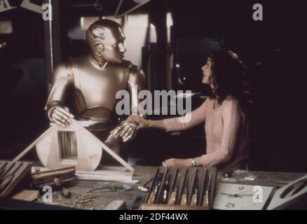 ROBIN WILLIAMS und EMBETH DAVIDTZ in BICENTENNIAL MAN, 1999 TouchstonePictures/Columbia Pictures Stockfoto