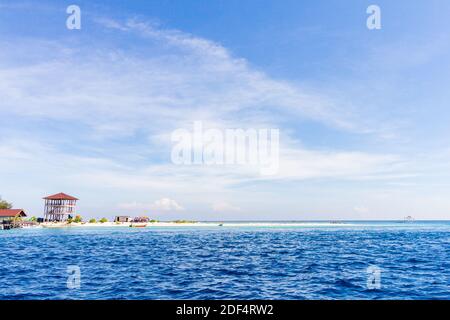 Pulau Kodingareng Keke vor Makassar in Indonesien Stockfoto