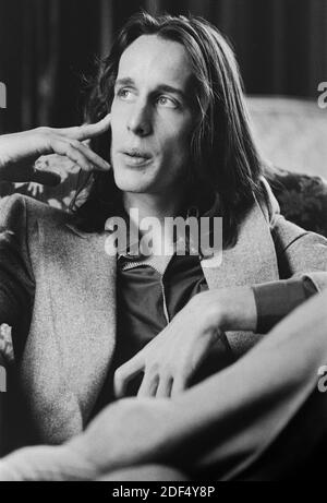 Todd Rundgren in Amsterdam, Niederlande, Oktober 1975. (Foto von Gijsbert Hanekriot) Stockfoto