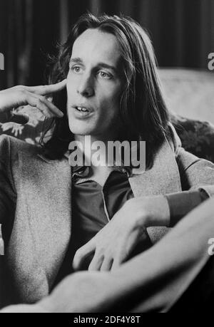 Todd Rundgren in Amsterdam, Niederlande, Oktober 1975. (Foto von Gijsbert Hanekriot) Stockfoto