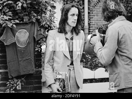 Todd Rundgren in Amsterdam, Niederlande, Oktober 1975. (Foto von Gijsbert Hanekriot) Stockfoto