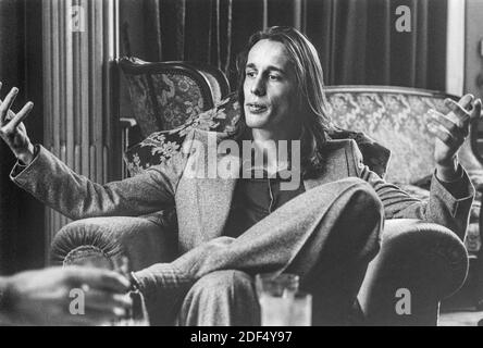 Todd Rundgren in Amsterdam, Niederlande, Oktober 1975. (Foto von Gijsbert Hanekriot) Stockfoto