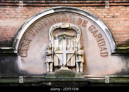 Casa de la Caritat, Barcelona, Katalonien, Spanien. Stockfoto