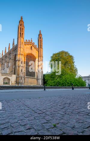 Großbritannien, England, Cambridgeshire, Cambridge, King's Parade, King's College Chapel Stockfoto