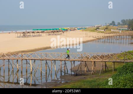 Indien, Goa, Mandem Beach Stockfoto
