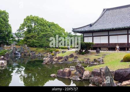 Im Inneren des Kaiserpalastes von Kyoto in Kyoto, Japan Stockfoto