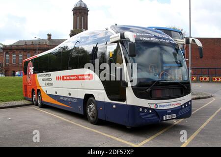 Stagecoach Busse als Kilmarnock, East Ayrshire, Schottland, Großbritannien Stockfoto