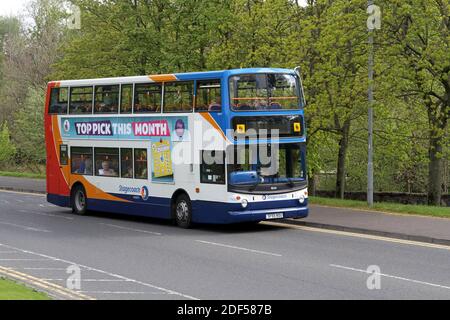 Stagecoach Busse als Kilmarnock, East Ayrshire, Schottland, Großbritannien Stockfoto