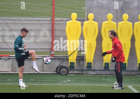 München, Deutschland. Dezember 2020. Joshua KIMMICH (FC Bayern München) beim Training, FC Bayern München, Training in der Saebener Straße. Fußball 1. Bundesliga, Saison 2020/2021 am 3. Dezember 2020. Quelle: dpa/Alamy Live News Stockfoto