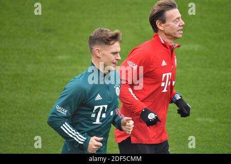 München, Deutschland. Dezember 2020. Joshua KIMMICH (FC Bayern München) beim Training, FC Bayern München, Training in der Saebener Straße. Fußball 1. Bundesliga, Saison 2020/2021 am 3. Dezember 2020. Quelle: dpa/Alamy Live News Stockfoto