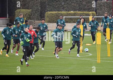 München, Deutschland. Dezember 2020. FC Bayern München, Training in der Saebener Straße. Fußball 1. Bundesliga, Saison 2020/2021 am 3. Dezember 2020. Quelle: dpa/Alamy Live News Stockfoto