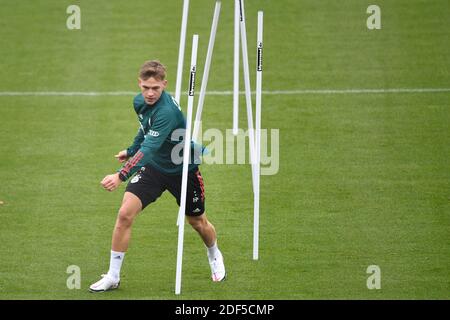München, Deutschland. Dezember 2020. Joshua KIMMICH (FC Bayern München) beim Training, FC Bayern München, Training in der Saebener Straße. Fußball 1. Bundesliga, Saison 2020/2021 am 3. Dezember 2020. Quelle: dpa/Alamy Live News Stockfoto