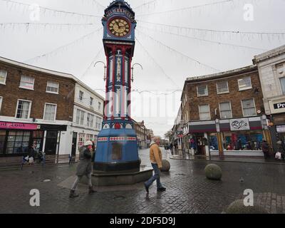 Sheerness, Kent, Großbritannien. Dezember 2020. Sheerness High Street in der Gemeinde Swale - Englands höchstgelegene Infektionsrate. Kredit: James Bell/Alamy Live Nachrichten Stockfoto