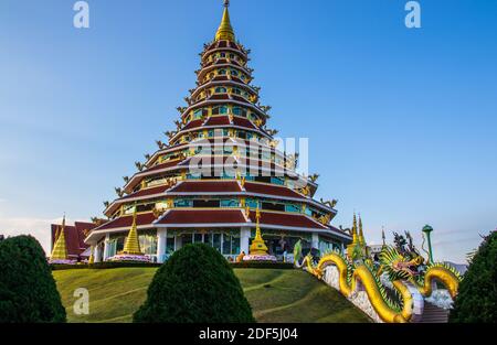 Wat Huay Pla Kang Chiang Rai Nordthailand Stockfoto