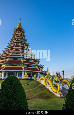 Wat Huay Pla Kang Chiang Rai Nordthailand Stockfoto