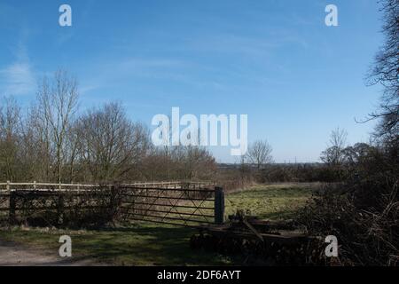 M25 Colne Valley Motorway Service Area Proposed site, Iver Heath, Bucks - Planungsanwendung PL/20/4332/OA Stockfoto