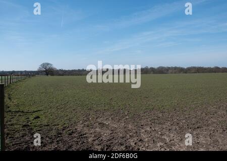 M25 Colne Valley Motorway Service Area Proposed site, Iver Heath, Bucks - Planungsanwendung PL/20/4332/OA Stockfoto