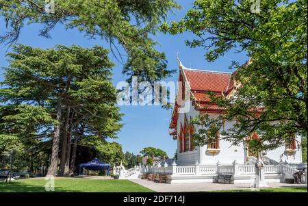 Der Buddhapadipa Thai Buddhist Temple Wimbledon Village London Stockfoto