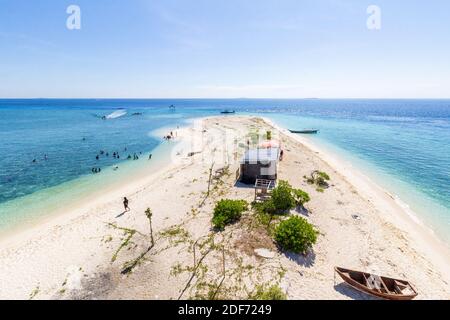 Pulau Kodingareng Keke vor Makassar in Indonesien Stockfoto