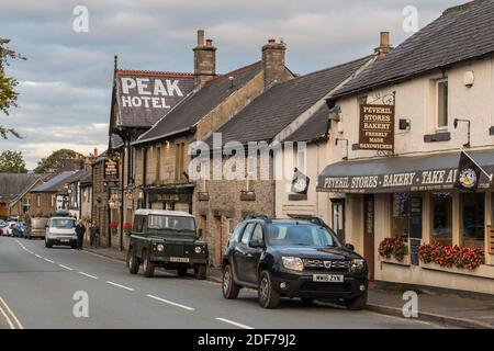 Peak Hotel, Castleton, Derbyshire, Peak District National Park, Großbritannien Stockfoto