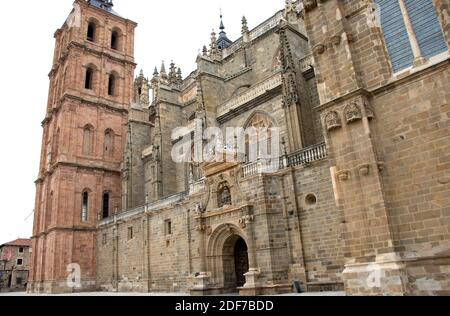 Astorga, Kathedrale 11-18. Jahrhundert. Leon Provinz, Castilla y Leon, Spanien.