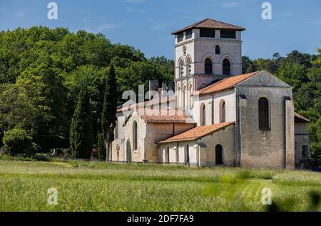 Frankreich, Dordogne, White Perigord, Chancelade, Abtei von Chancelade Stockfoto