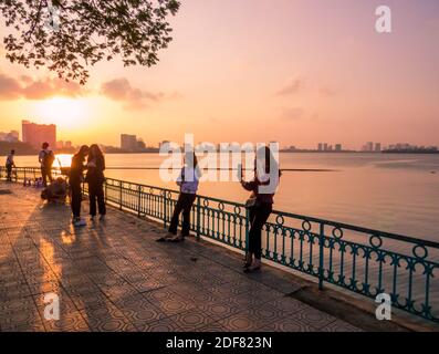 Westsee, Hanoi, Vietnam Stockfoto