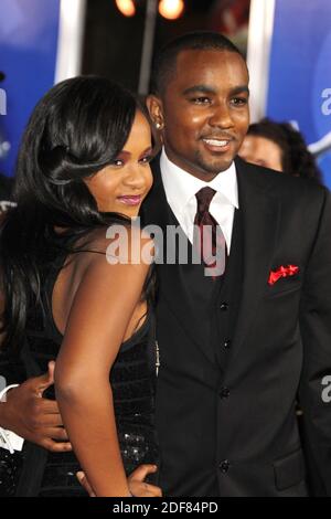 HOLLYWOOD, CA - AUGUST 16: Nick Gordon und Bobbi Kristina Brown bei der "Sparkle"-Filmpremiere im Grauman's Chinese Theatre am 16. August 2012 in Hollywood, Kalifornien. © mpi26/MediaPunch Inc Stockfoto