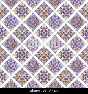 Ethnic Boho nahtloses Muster. Ethno-Ornament. Tribal Kunst wiederholenden Hintergrund. Stoffdesign, Tapete, Verpackung Stock Vektor