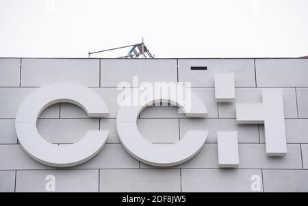Hamburg, Deutschland. Dezember 2020. Die Baustelle des Congress Centrum Hamburg (CCH). Quelle: Daniel Reinhardt/dpa/Alamy Live News Stockfoto