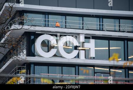 Hamburg, Deutschland. Dezember 2020. Die Baustelle des Congress Centrum Hamburg (CCH). Quelle: Daniel Reinhardt/dpa/Alamy Live News Stockfoto