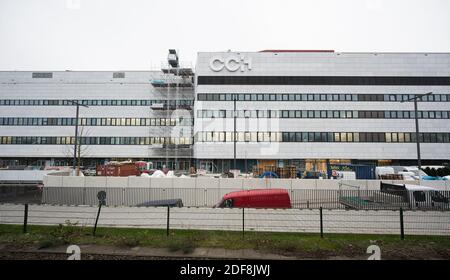Hamburg, Deutschland. Dezember 2020. Die Baustelle des Congress Centrum Hamburg (CCH). Quelle: Daniel Reinhardt/dpa/Alamy Live News Stockfoto