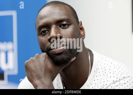 Omar Sy ruft zur Denunziation von Polizeigewalt auf - Datei - Omar Sy bei einer Pressekonferenz zur Knock-Premiere am 12. oktober 2017 Lille, Frankreich Foto Sylvain Lefevre/ABACAPRESS.COM Stockfoto