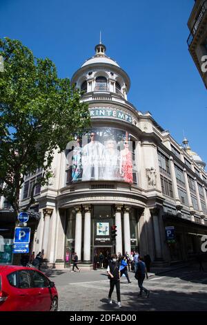 COVID19 - nach der Sperre - Printemps Haussmann Kaufhaus Wiedereröffnung nach der Sperre am 28. Mai 2020 in Paris, Frankreich. Foto von Nasser Berzane/ABACAPRESS.COM Stockfoto