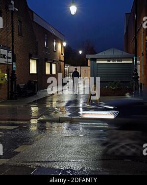 Market Lane von der High Street zur Woodlands Road, Wickford, Essex. VEREINIGTES KÖNIGREICH Stockfoto