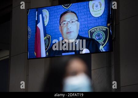 Chief Art Acevedo, Präsident der Großstadtchiefs und Chef der Polizeibehörde von Houston, spricht während einer Anhörung auf dem Capitol Hill des Justizkomitees des Hauses über Polizeipraktiken und Rechenschaftspflicht bei der Strafverfolgung, die durch den Tod von George Floyd während der Polizeihaft ausgelöst wurde 10. Juni 2020, In Washington, DC. Foto von Brendan Smialowski/Pool/ABACAPRESS.COM Stockfoto