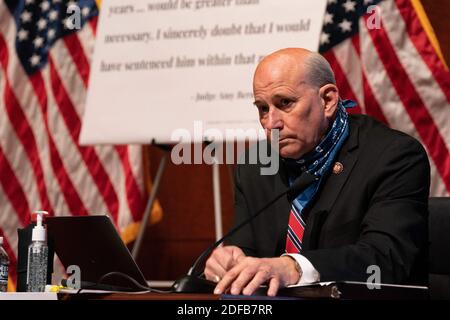 XXXX spricht während einer Anhörung des Justizausschusses des Repräsentantenhauses auf dem Capitol Hill in Washington, DC, USA am 24. Juni 2020. Foto von Anna Moneymaker/Pool/ABACAPRESS.COM Stockfoto