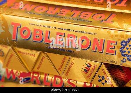 Logo von Toblerone, am 26. Juni 2020 in Orly, 13 km südlich von Paris, Frankreich. Foto von David Niviere/ABACAPRESS.COM Stockfoto