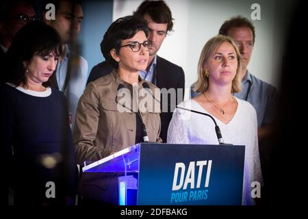 Rachida Dati, Les Republicains (LR) Parteianwärter für Paris 2020 bürgermeisterliche Wahlniederlage während der zweiten Runde der bürgermeisterlichen Wahlen am 28. Juni 2020 in Paris, Frankreich. Foto von Nasser Berzane/ABACAPRESS.COM Stockfoto