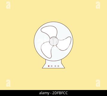 Design mit Fan-Symbolen Stock Vektor