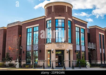 Augusta, GA USA - 12 03 20: Richmond County Sheriffs Büro Stockfoto